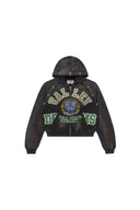 Vale Forever Gem Zip Up Hoodie Black