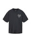Allsaints Trip Cotton Graphic Washed Black T-Shirt