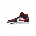 Jordan 1 Mid White Black Red (2022)