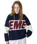Eme Studios Thrill Navy Master Knit Sweater