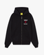 Nude Project Heartbroken Zip-Up Hoodie Black