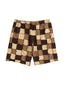 Supreme Reverse Patchwork Sweatshort Brown