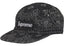 Supreme Bandana Jacquard Denim Camp Cap Black