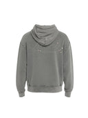 Amiri Studded Hoodie Washed Grey