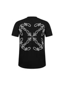 Off-White Bandana Skate Arrow Embroidered Black T-Shirt