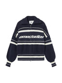 Eme Studios Unit Navy Zipper Knit