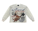 Mixed Emotion 'Triplets' Long Sleeve White