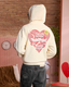 Nude Project Heartbroken Zip-Up Hoodie Marshmallow