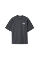 Camiseta oversize One Kickz AllSaints en negro lavado con estampado gráfico de pentáculo en el pecho