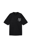 Camiseta oversize negra One Kickz AllSaints con estampado gráfico Mixtape en el pecho y cuello redondo