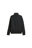 Chaqueta deportiva negra One Kickz adidas x Sp5der con detalles de pedrería en las mangas, vista trasera