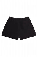 Pantalones cortos deportivos negros SP5DER Pro de One Kickz con diseño minimalista y cintura elástica