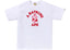 BAPE ABC Camo College Tee (SS25) White/Pink