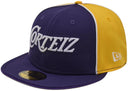 Corteiz Pirate Radio New Era Fitted 59Fifty Cap Purple/Gold