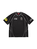 Supreme Piping Soccer Jersey Black