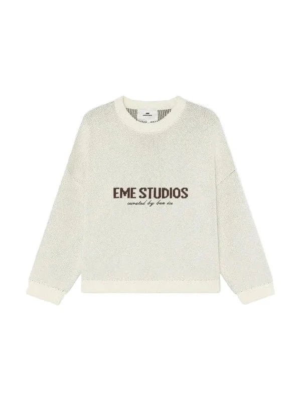 Eme Studios Master Off Sand Knit Sweater