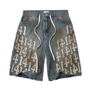 Vale Forever White Charm Jorts 'Mid Wash'
