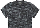 Denim Tears Camo Cotton Wreath Mesh Football Top Black