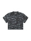 Denim Tears Camo Cotton Wreath Mesh Football Top Black