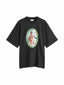 Off-White Fresco Oval Skate Tee Black one-kickz