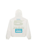 Sp5der T&F Zip Up Hoodie White