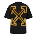 OFF-WHITE Tape Arrow Skate Fit Tee Black Yellow