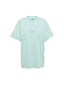 Balenciaga BB Paris Icon Cotton T-Shirt Aqua Green