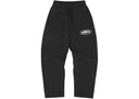 Corteiz Island Puff Print Open Hem Sweatpant Black