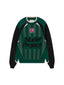 Nude Project Grass Football Knit Sweater Green