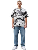 Corteiz Island Puff Print Arctic Camo Tee
