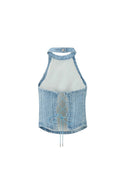 Nude Project Simona Top Light Blue one-kickz