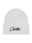 Corteiz Allstarz Folded Beanie White