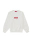 Supreme Washed Box Logo Crewneck White one-kickz