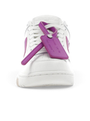 OFF-WHITE Out Of Office OOO Low Tops White Purple