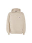 Jacquemus Logo Embroidered Mini Logo Chest Hoodie Beige