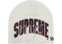 Supreme New Era Rhinestone Beanie (SS26) White