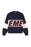Eme Studios Thrill Navy Master Knit Sweater