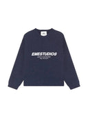 Eme Studios Thesis Navy Knit Sweater