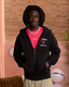 Nude Project Heartbroken Zip-Up Hoodie Black