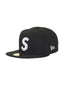 Supreme New Era Reaper S Logo 59Fifty Fitted Hat Black