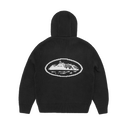 Corteiz Alcatraz Heavy Knit Zip Hoodie Black