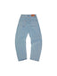 Corteiz Allstarz Denim Baggy Jeans Washed Blue