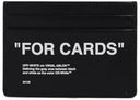 OFF-WHITE Quote "FOR CARDS" Card Holder (2 Slot) Black