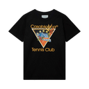Casablanca Tennis Club Icon Printed T-Shirt 'Black'