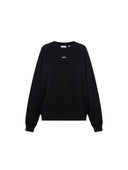 Off-White Dotted Arrow Embroidered Crewneck Black