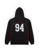 Supreme Boxy Piping Arc Hooded Sweatshirt Black