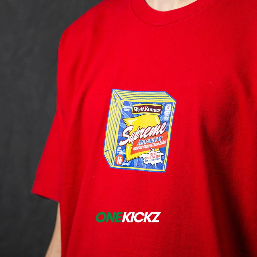 Supreme Cheese Tee Red