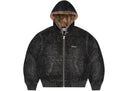 Corteiz Old English Denim Work Jacket Black Wash