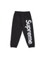 Supreme Satin Appliqué Sweatpant (FW25) Black