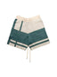 Rhude Palm Knit Logo Short Ivory Sage